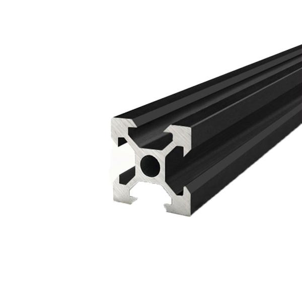 Extruded Profile Black 9090 Factory Production Assembly Line Aluminum Profile
