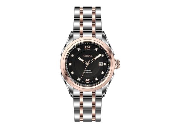 5 ATM Mechanical Watch with Stainless steel Band, Mens Mechanical Wrist Watches OEM