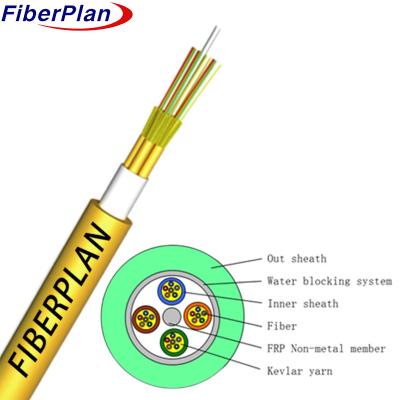 36 48 Core Indoor Mini Bare Fiber Aramid Yarn Strengthen Cable