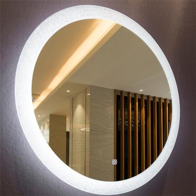 Smart Touch Screen LED Mirror Banheiro Luxo IP44 Desfoque e Display de Tempo adequados