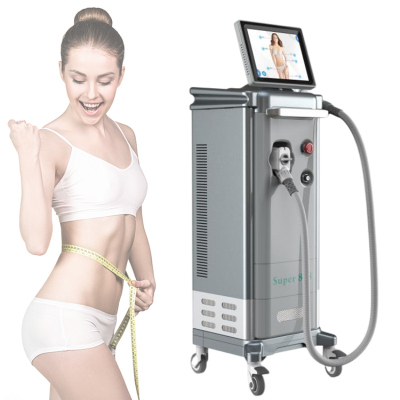 Super Permanent 3 Wavelength 808nm Diode Laser Hair Removal Machine For All Skin Color
