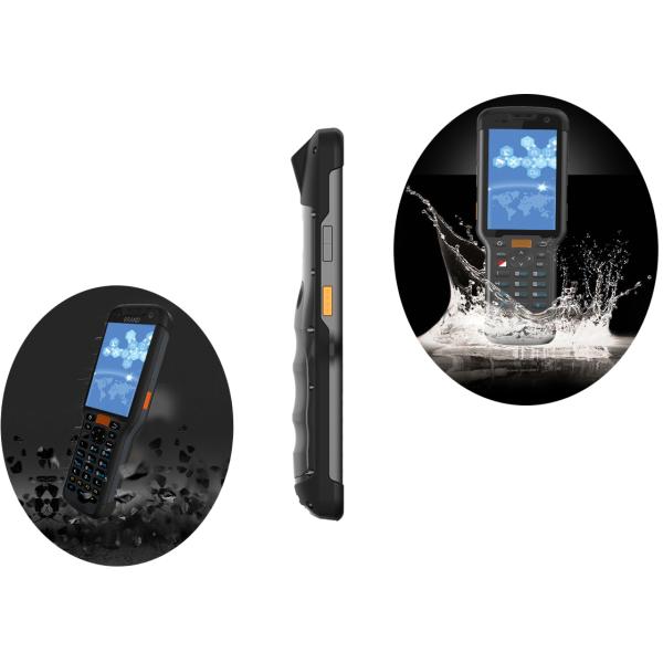 1D 2D Rugged Barcode Scanner Android 6.0 3.5 Inch IPS Touch Screen Dual SIM Cards
