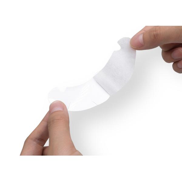 Customized Logo Eye Strips Water Gel Lint Free Eye Strips For Eyelash Extensions Wholesale Gel Eye Strips in Pouches