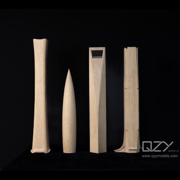 Arquitectura de Basswood, fabricante de modelos estructurales KPF 1/300