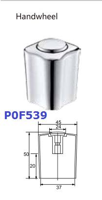 Diamond Type Handles Plastic G1/2 Wall Mounted Water Faucet