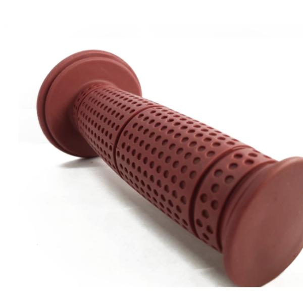 Rubber 22mm Handgrips Motorcycle Replacement Parts Red Color For Chooper Bike