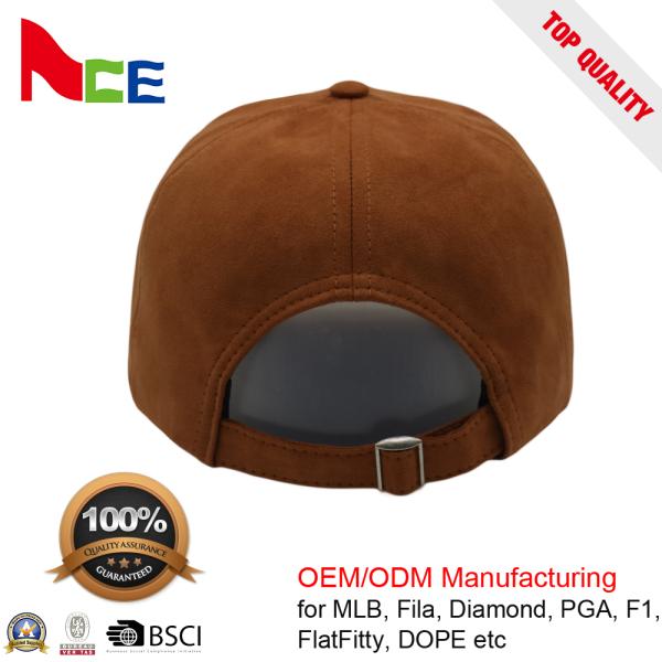 Custom Made All Logos Sports Dad Hats Suede Fabric Adjustable For Man