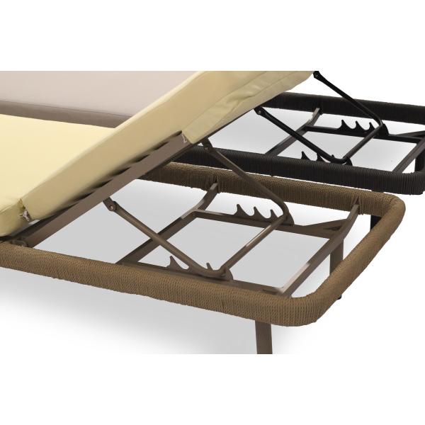 Outdoor Rattan Sun Loungers General Outdoor Furniture NO Folded Design for Garden Pool