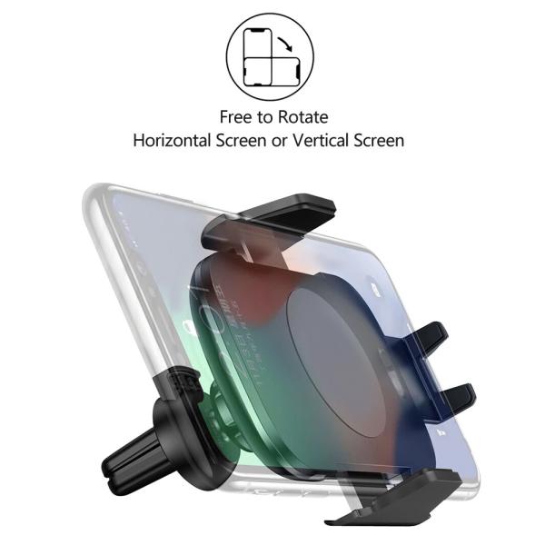 15 Watt Automatic Clamping Car Mount Wireless Charger