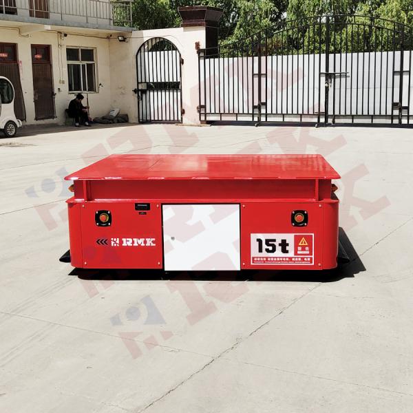 Steel Plant Transport Solution Transfer Platform 15t Motorized Trackless Transfer Cart