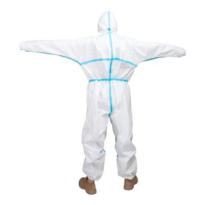 Roupa cirúrgica descartável protetora Bunny Suit da retenção pessoal