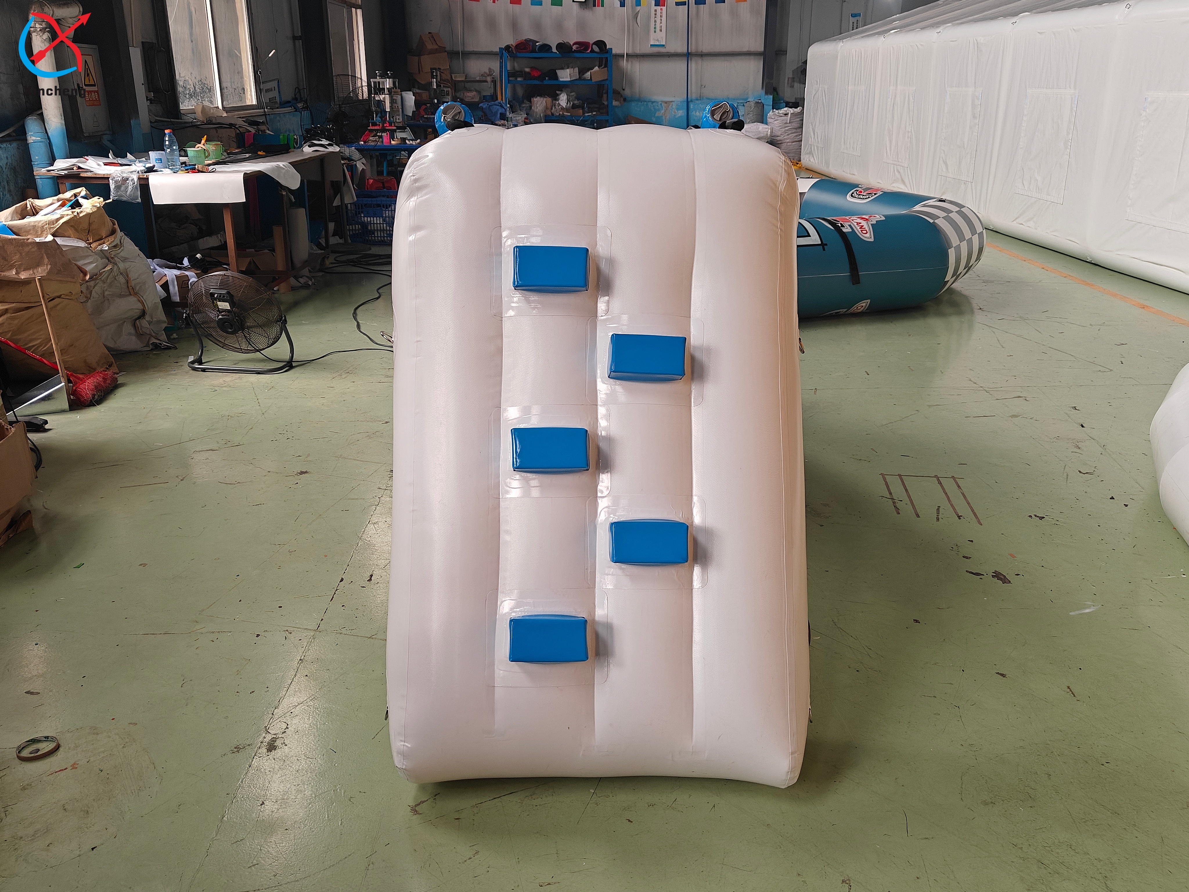 Commercial Inflatable Water Slide Floating Inflatable Yacht Slide For Boat Yacht Pool