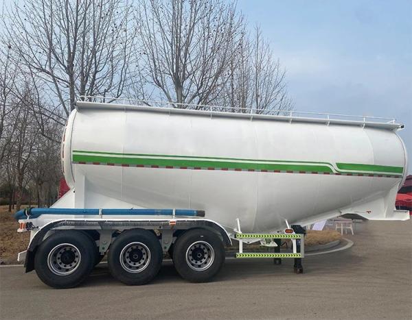 3 Axles Dry Bulk Cement Trailer Semi Trailer Cement Powder Trailer