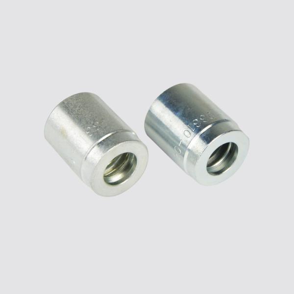 flexible rubber pipe coupling hose ferrules for SAE 100R2AT/EN 853 2SN hose no-skive