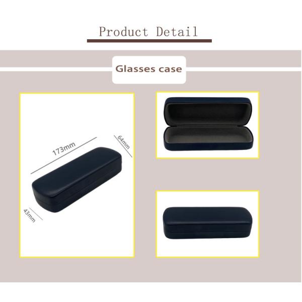 Fashion Hard Case Packaging Iron Leather Large Frame Sunglasses Case