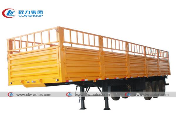 3 cerca Semi Trailer da carga do armazém do eixo 45T 50T 60T 40ft