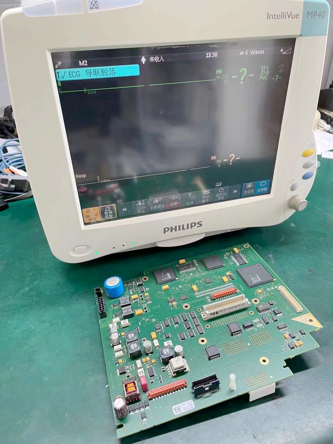 Philip IntelliVue MP40 MP50 Ремонт монитора для пациентов Материнская плата Аккумулятор Дисплей Сенсорный экран Клавиатура