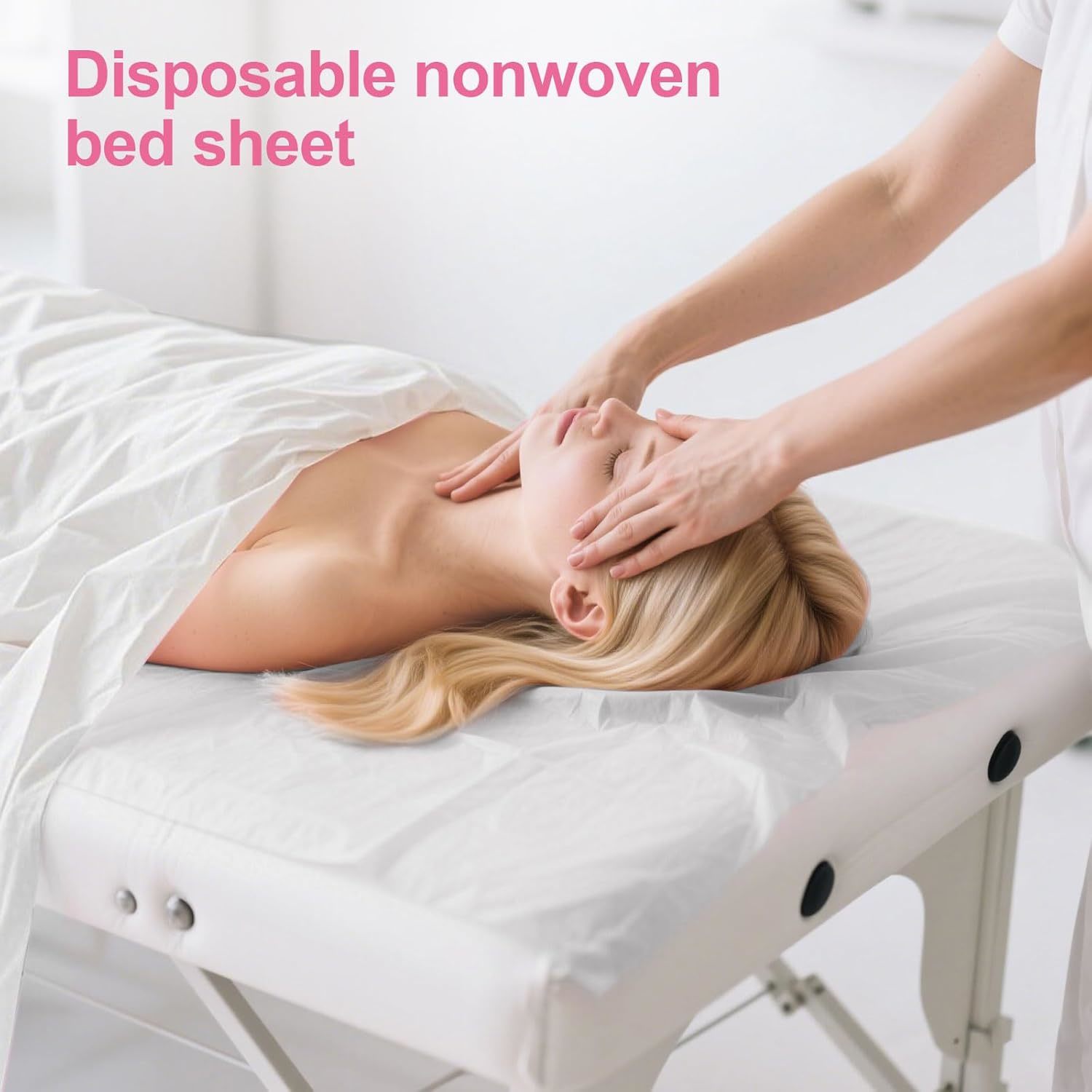 Eco-Friendly Medical Nonwoven Fabric Disposable Waterproof Hospital Bed Sheet Disposable Sheets Sheets Waterproof Massage Table Sheets Non Woven Fabric SPA Bed