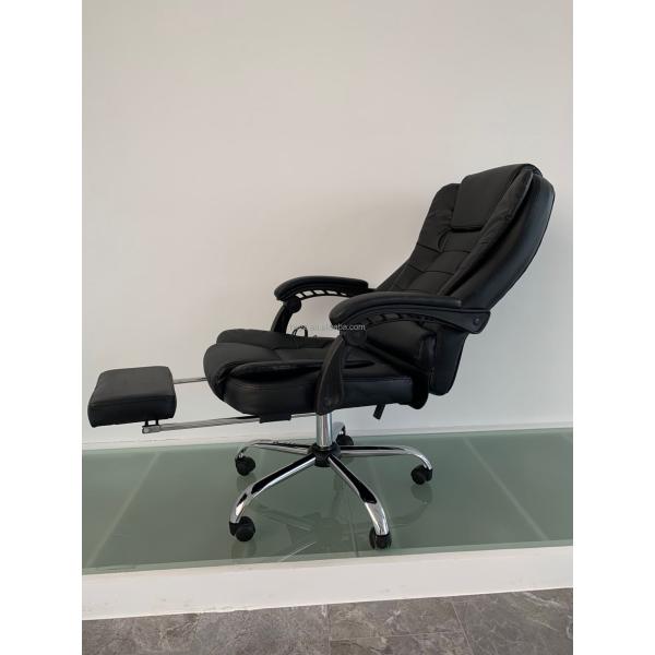 Traditional Design Style Gaming Chair with Heater Function and Synthetic Leather Cover