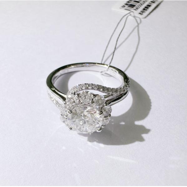 Fortune Flower Customized 18K Gold Diamond Ring Engagement Wedding Banquet Women's Fine Jewelry with IGI GIA Lab Grown Diamond