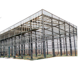 Prefabricated Warehouse Tubular Steel Roof Truss 300*300mm Medium Duty SGS