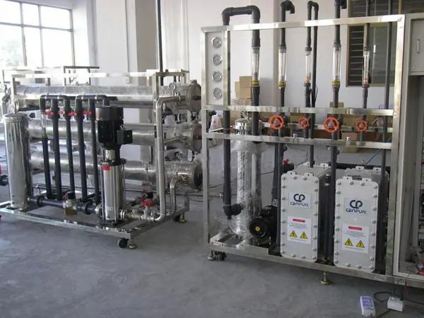 Electrodeionização contínua Máquina de água ultrapura Desalinização contínua Sem produtos químicos