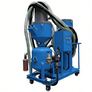Vacuum Recovery Manual Sand Blasting Machine With Automatic Abrasive Recycle