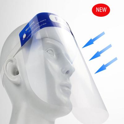 Protective Clear Film Splash Face Shield Adjustable Anti Fog Dental Full Face Shield
