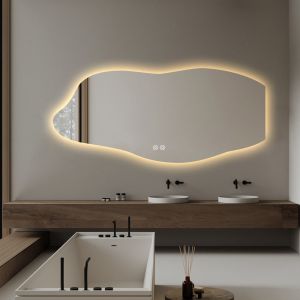 Irregular Bathroom Mirror