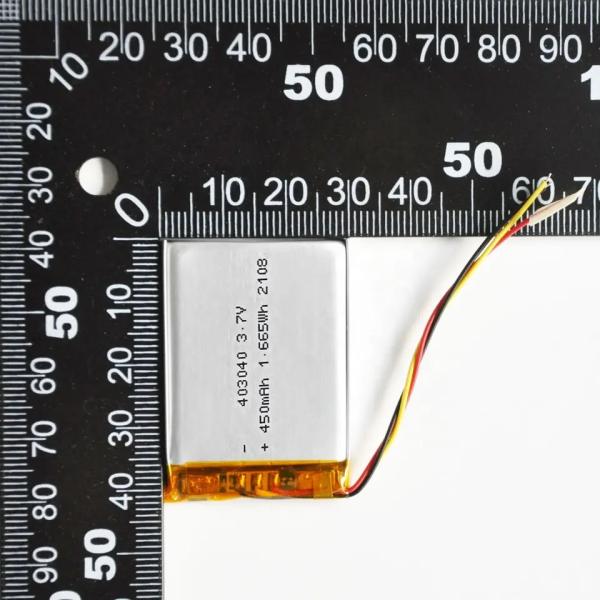 Rechargeable 3.7V 450mAh 403040 Lithium Polymer LiPo Battery for Beauty Devices