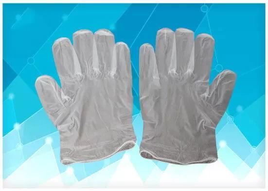 Disposable Medical Gloves Air Tightness Sterile Medical Gloves , White Medical Gloves High Density Material