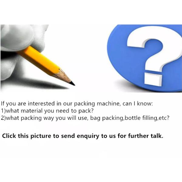 Automatic Salt Sugar Packing Machine For Food Industry 40bags/Minute