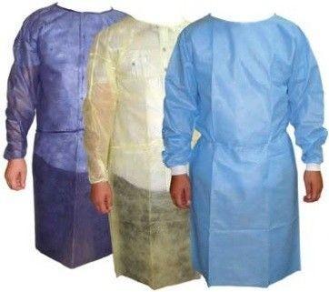 SMS Non Woven Disposable Surgeon Gown Protect Body From Dust Bacteria