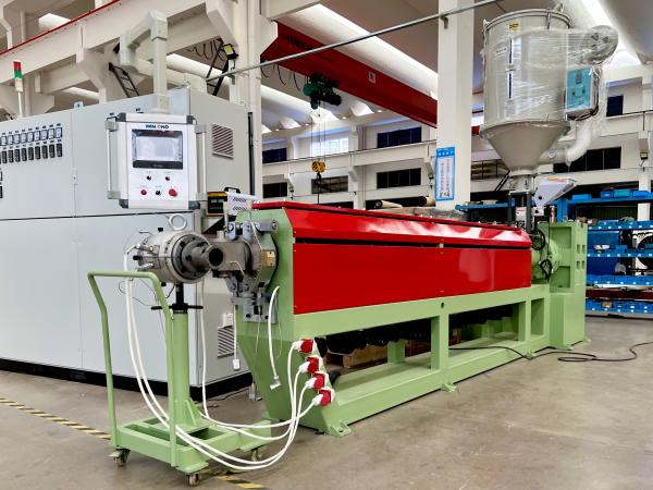 PTFEワイヤとケーブルエクストルーダーマシン シエメンズモーターで60kg/H 11KW
