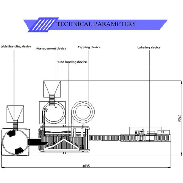 Máquina de enchimento de bebidas energéticas eléctricas para contagem de comprimidos efervescentes