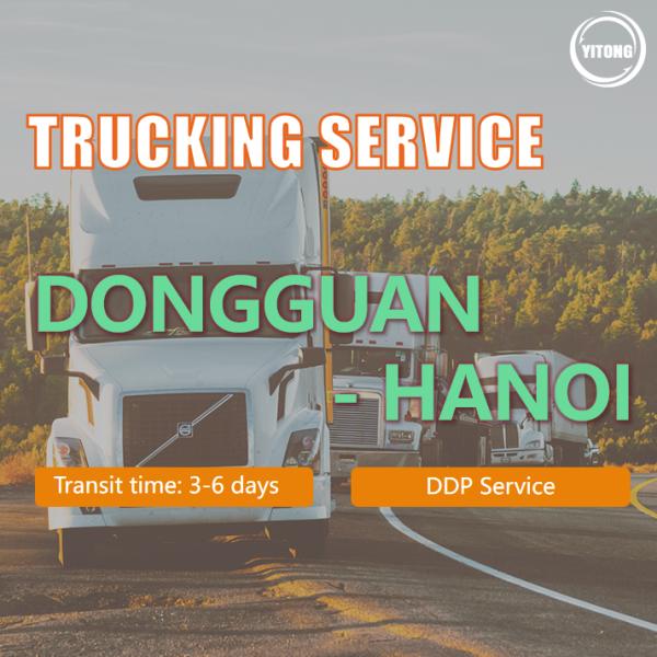Одно обслуживание решения стопа международное перевозя на грузовиках от Dongguan Китая к Ханою Вьетнаму