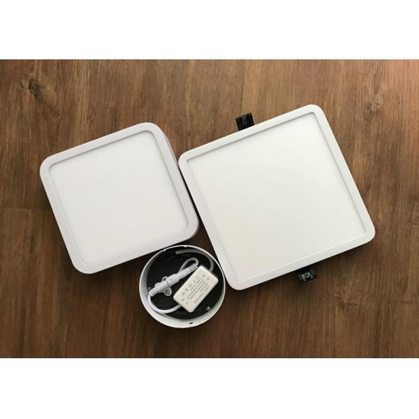 12w Square Led Slim Panel Light White Black Fixture 960lm 3mm Lgp Thickness