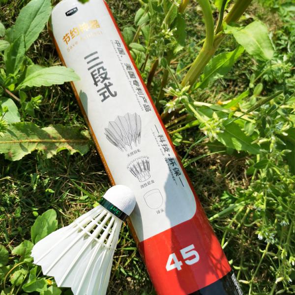 Tournament Durable Badminton Goose Feather Shuttlecock Class A