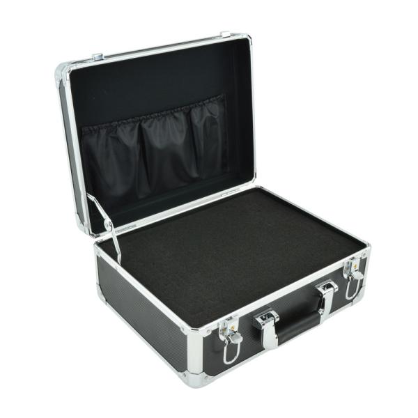 Черный алюминиевый портфель инструмента переносной сумки 400*360*200mm инструмента алюминиевый для продажи