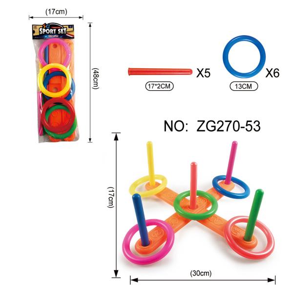 Ring Toss Hoopla Game Set Ferrule Throwing Game Party Game Gift for Adults Kids educational toys
