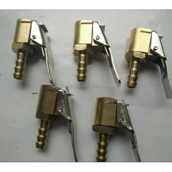 Stock 6MM 8MM Car Tyre Wheel Tire Air Chuck Inflator Pump Valve Clip Connector for Universal Vehicles Ready to Ship