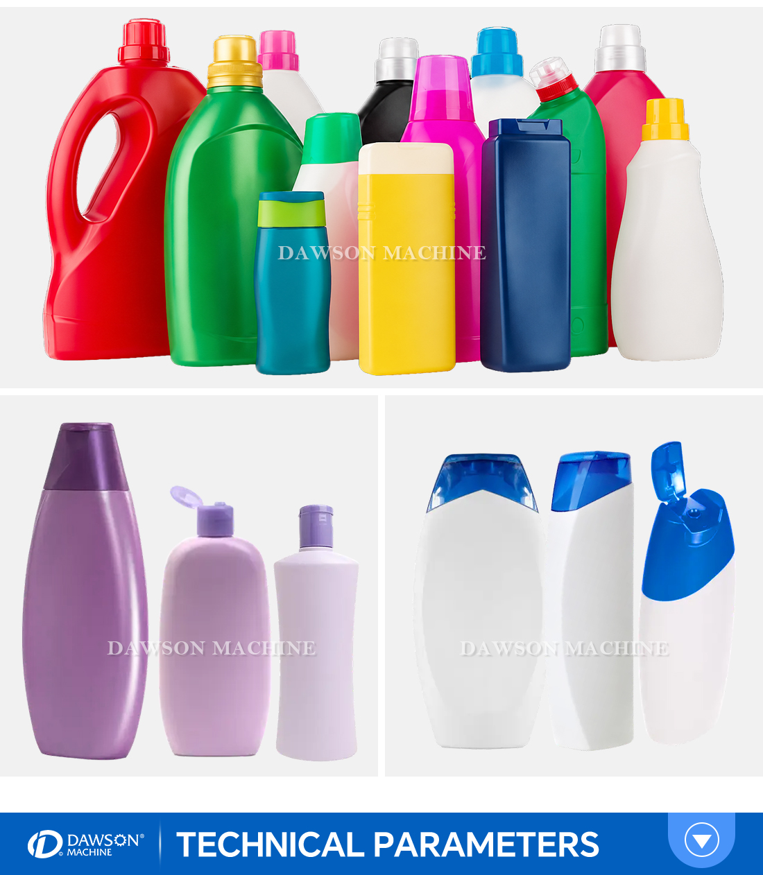 Automatic 25 kW Customizable Injection Blow Molding Machine for Plastic Bottle Production