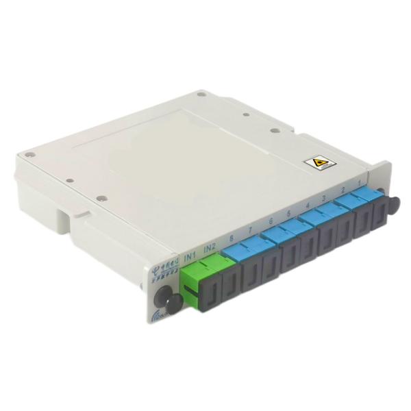 2x8 SC UPC Optical PLC Splitter Passive CATV PON FTTB FTTH FTTC Systems