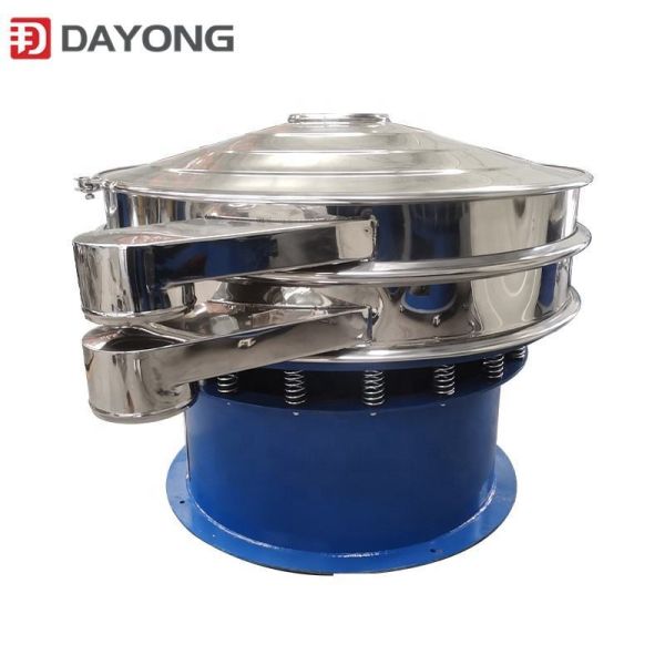 Standard Stainless Steel 304 316 Circular Vibrating Screen for Food Pharmacy and Chemical Industry, Hygienic Grade Automatic Rotary Sifter Separator with Quick Release Clamps for Easy Cleaning