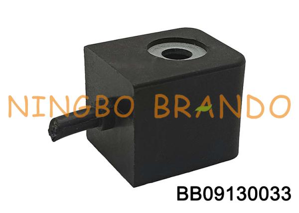 CNOMO Type Pneumatic Solenoid Valve Coil With Cable Wire 9mm Hole Diameter 13VA 10W