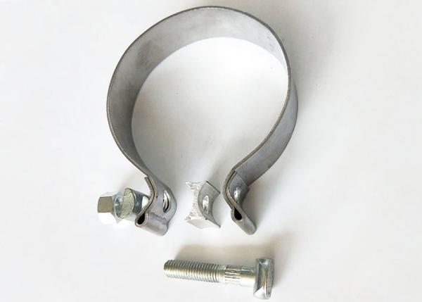 Braçadeira de escape de alto desempenho em aço inoxidável 2 "Braçadeira de banda estreita