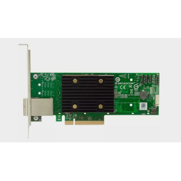 Carte de contrôle RAID à 8 ports Broadcom 9500-8E avec interface PCI Express 4.0 x8