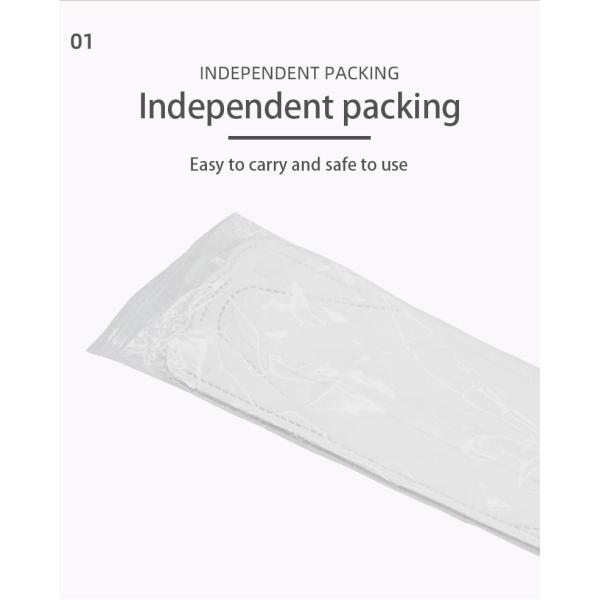 Медицинский дыша лицевой щиток гермошлема FFP2 PPE 5 20 пакетов курсирует не сплетенную маску