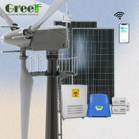 Auto Control Industry  Commerce 20kw 30kw Wind Turbine Generator Pitch Blades