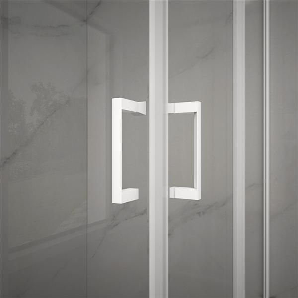 Square 6mm tempered glass 900x900x2000mm Bathroom Curved Corner Shower Enclosure , Shower And Bath Enclosures